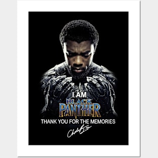 I Am Black Panther - Rip Chadwick Boseman Posters and Art